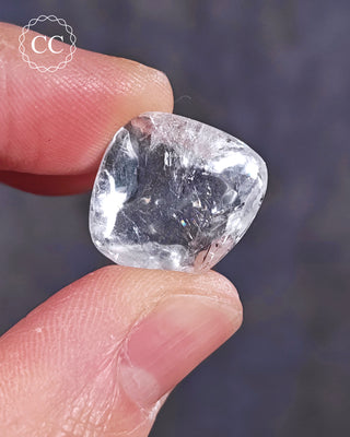 White Apophyllite Polished #16