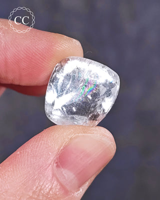 White Apophyllite Polished #16