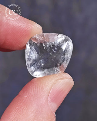 White Apophyllite Polished #16