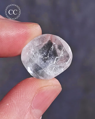 White Apophyllite Polished #17