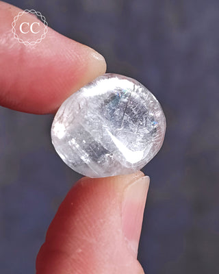 White Apophyllite Polished #17