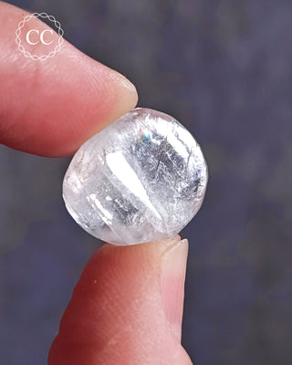 White Apophyllite Polished #17