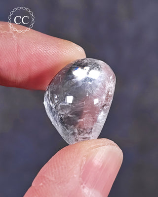 White Apophyllite Polished #3