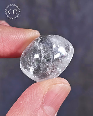 White Apophyllite Polished #4