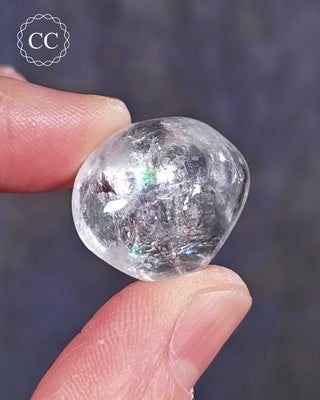 White Apophyllite Polished #4