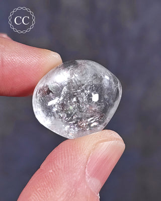 White Apophyllite Polished #4