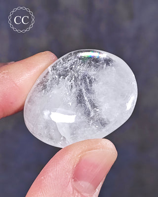 White Apophyllite Polished #1