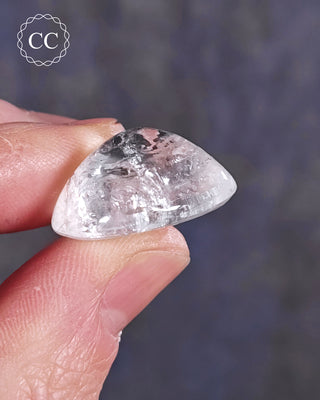 White Apophyllite Polished #4