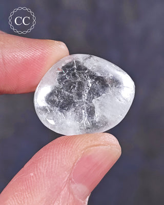 White Apophyllite Polished #4