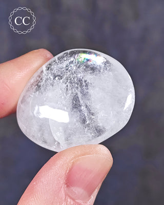 White Apophyllite Polished #1