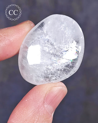 White Apophyllite Polished #1
