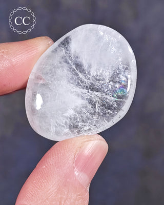 White Apophyllite Polished #1