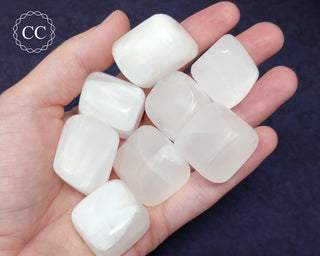 White Calcite Tumbled Crystal