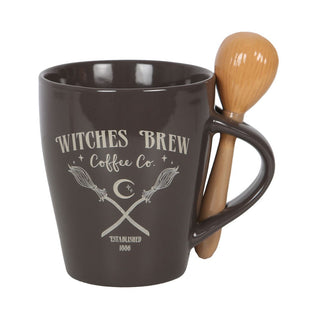 Witches Brew Coffee Company Mug & Spoon