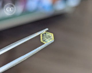 Yellow Sapphire Faceted Gem #1