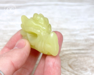 Yellow Serpentine Dragon Skull #1
