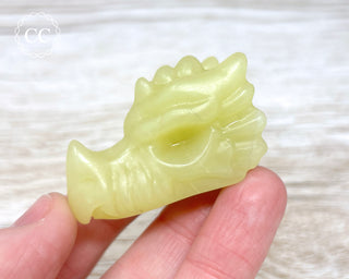 Yellow Serpentine Dragon Skull #1