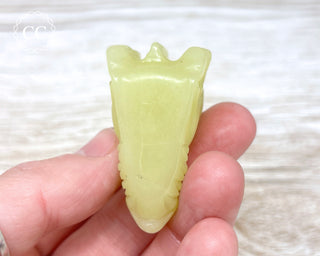 Yellow Serpentine Dragon Skull #1