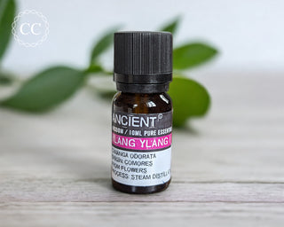 Ylang Ylang 1 Essential Oil on a table