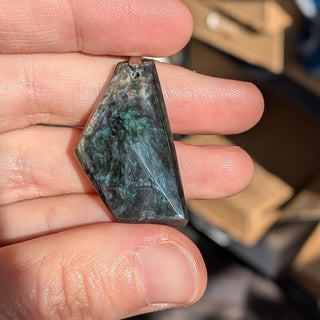 Velvet Obsidian Pendant #5