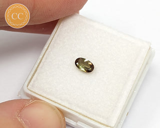 Andalusite Faceted Gem #3