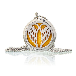 Aromatherapy Diffuser Necklace Angel Wing Design