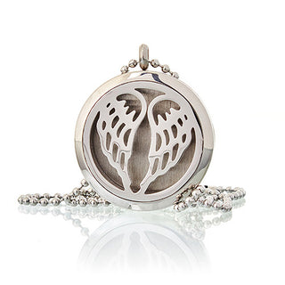 Aromatherapy Diffuser Necklace Angel Wing Design