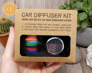 Aromatherapy Car Diffuser Kit Flower of Life
