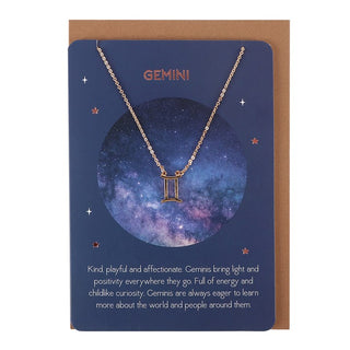 Gemini Zodiac necklace