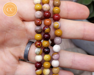 Mookaite 6mm Beaded Bracelet