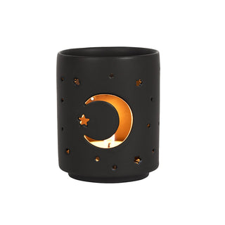 Moon and Stars Ceramic Tealight Holder