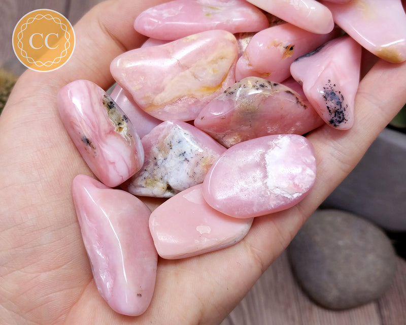 Andean Pink Opal Tumbled Crystal