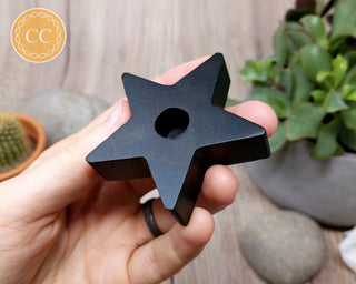 Star Candle Holder in hand