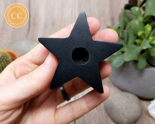 Star Candle Holder in hand