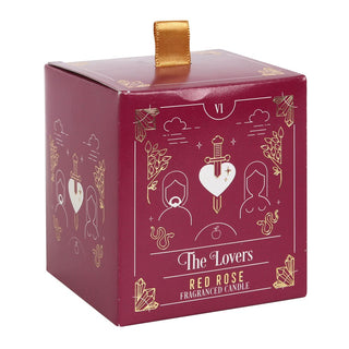 The Lovers Rose Tarot Candle