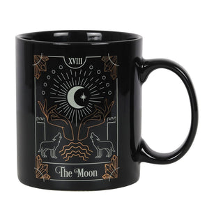 The Moon Tarot Mug white background