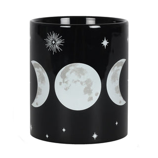 Triple Moon Ceramic Mug on white background