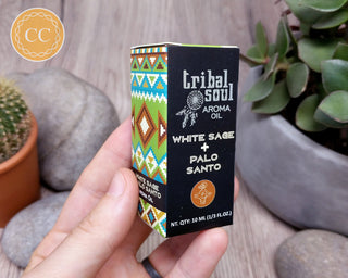 White Sage & Palo Santo Aroma Fragrance Oil in box